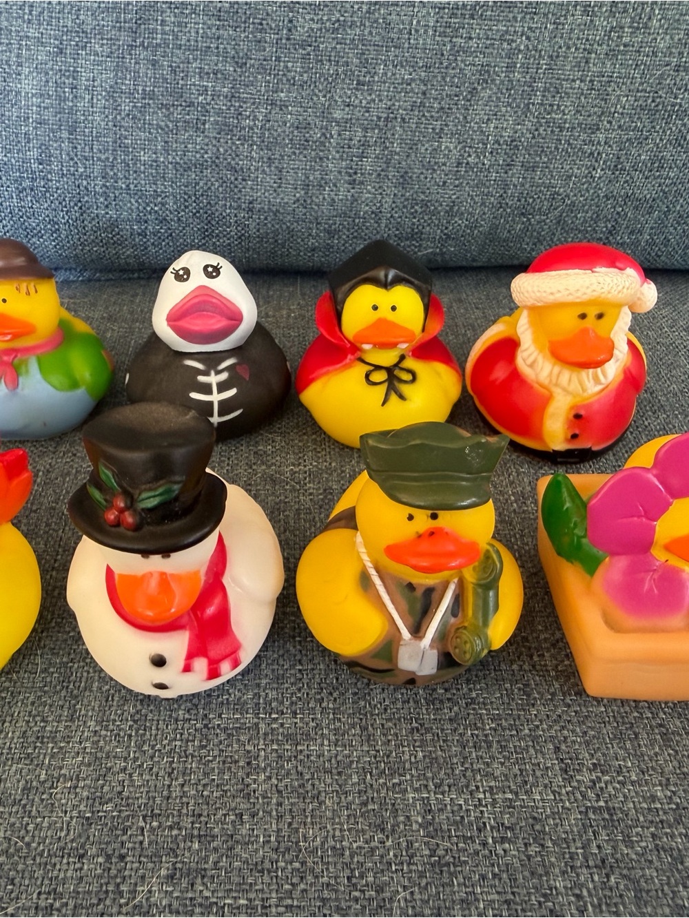 Assorted Themed Rubber Duck Set - Yellow with Multi Colors